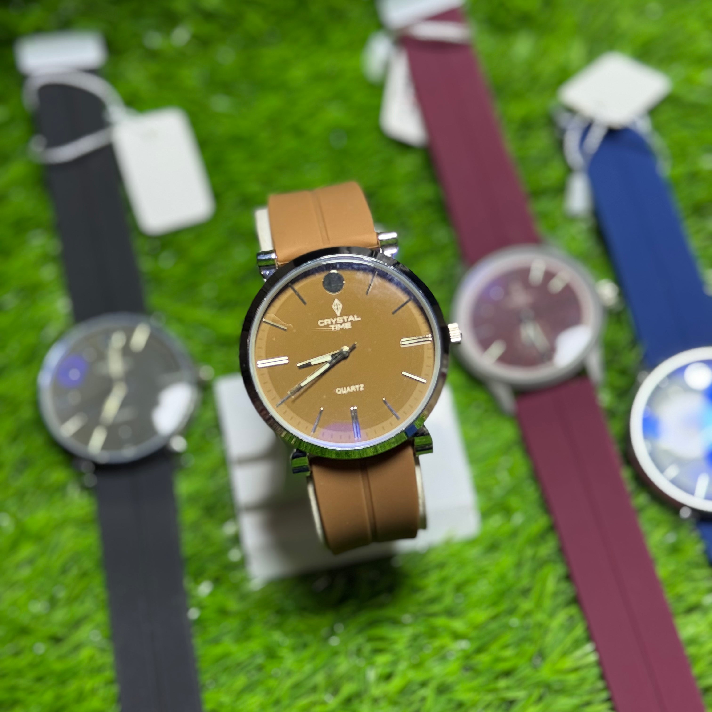 Crystal Slim Watch – Sleek Magnetic Lock