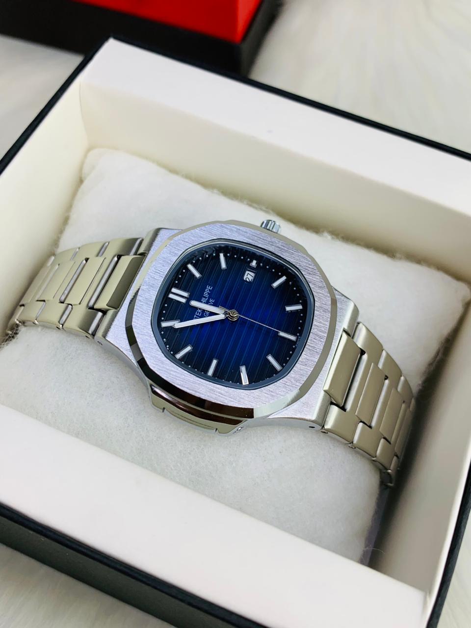 Patek New Stock Luxury Watch – Stainless Steel | Date Working | Master Lock