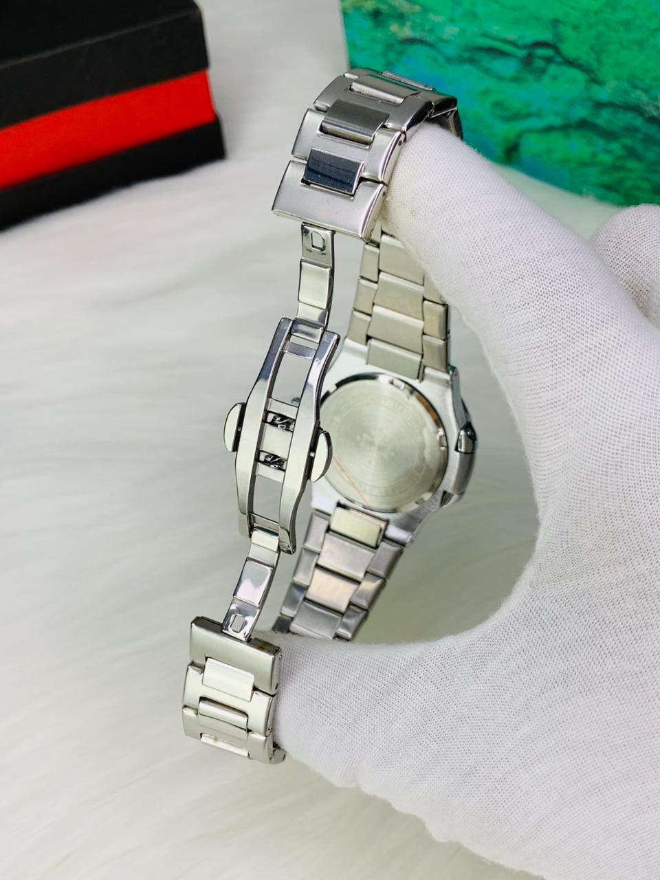 Patek New Stock Luxury Watch – Stainless Steel | Date Working | Master Lock