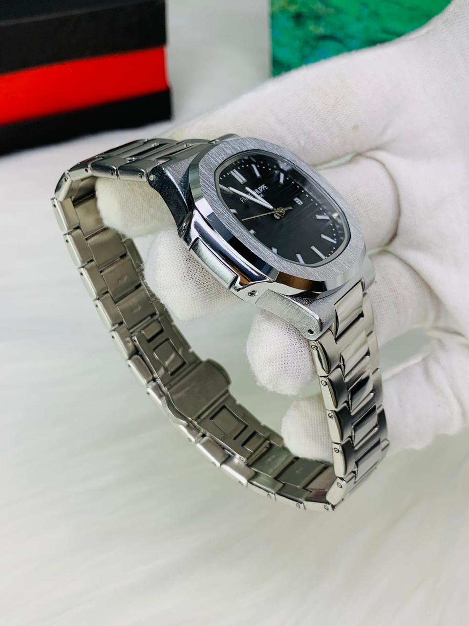 Patek New Stock Luxury Watch – Stainless Steel | Date Working | Master Lock