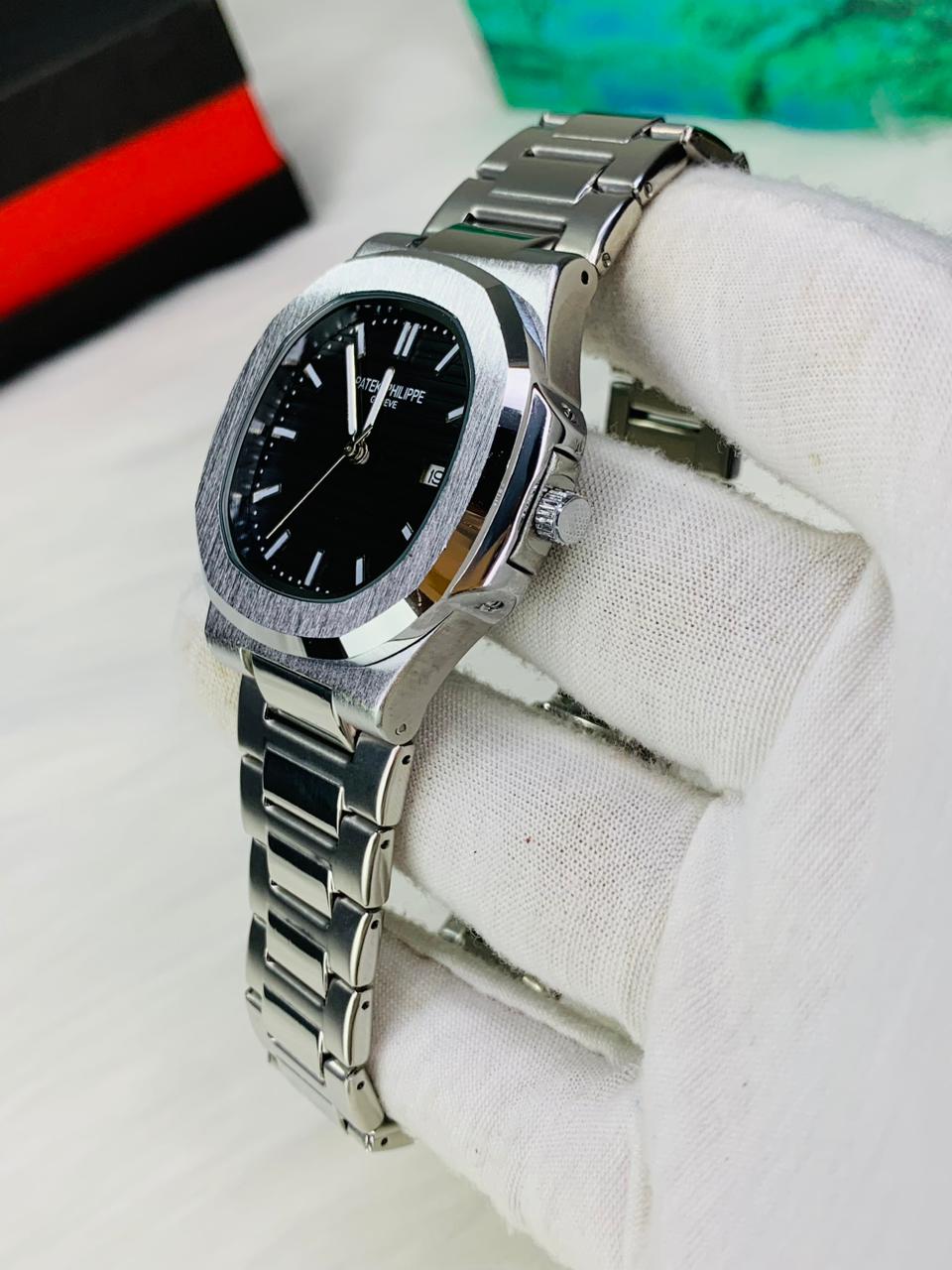 Patek New Stock Luxury Watch – Stainless Steel | Date Working | Master Lock